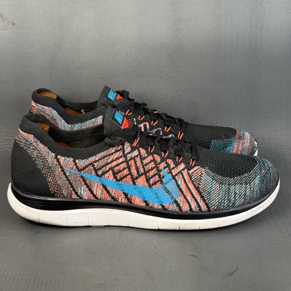 Nike Free 4.0 Flyknit athletic sneaker shoes men’s size 14 - Picture 1 of 8